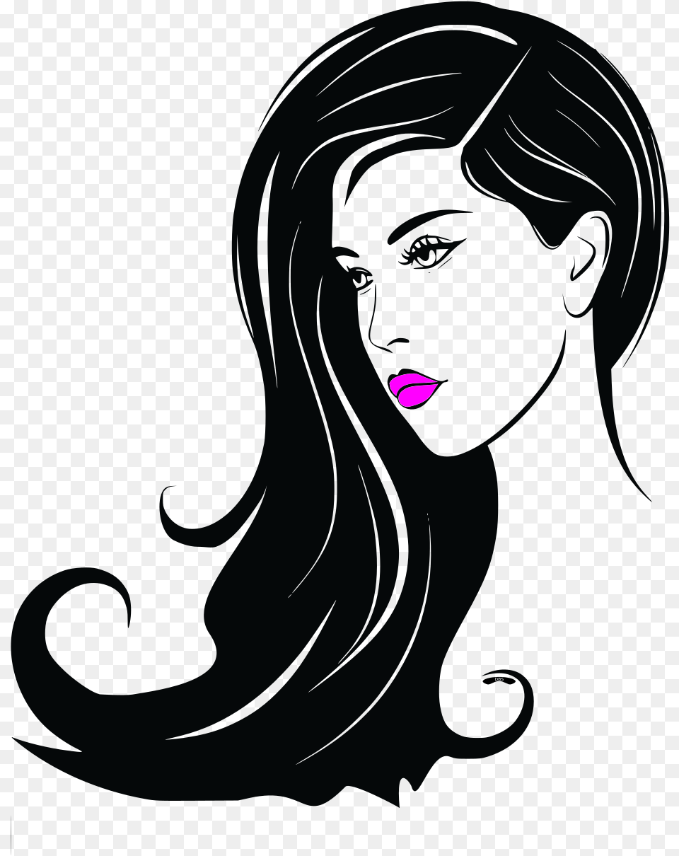 Big Image Women Face Clip Art, Person, Head Free Png Download