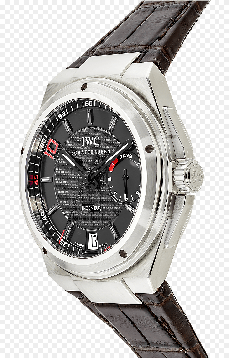 Big Ingenieur Zinedine Zidane Limited Edition Analog Watch, Arm, Body Part, Person, Wristwatch Free Png