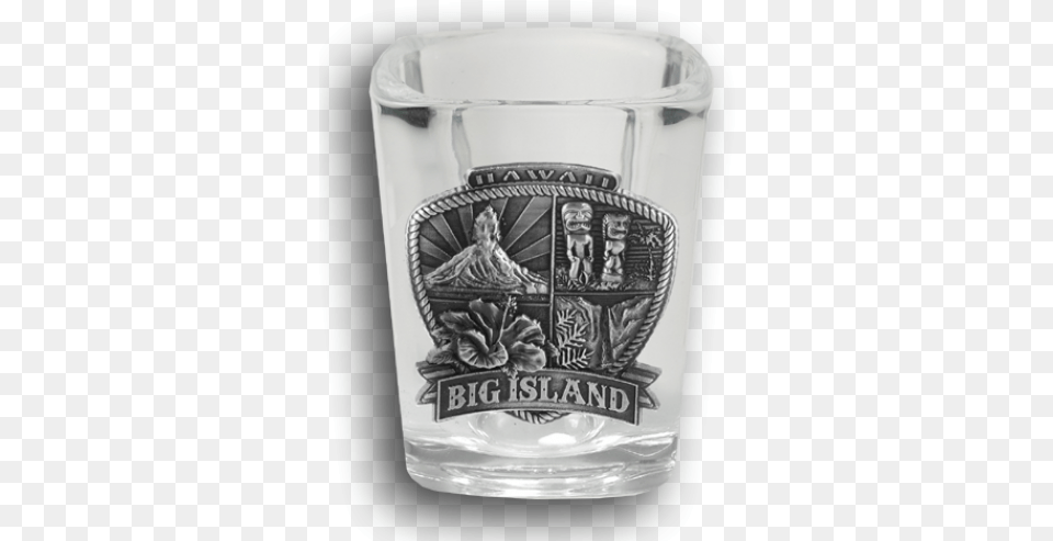 Big Island Medallion Shot Glass Serveware, Logo, Badge, Symbol, Cup Free Transparent Png