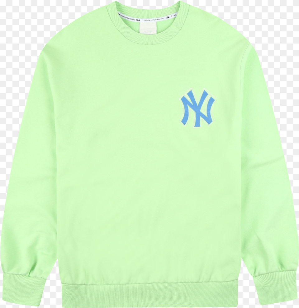 Big Logo Signature Sweatshirt Logos And Uniforms Of The New York Yankees, Clothing, Knitwear, Long Sleeve, Sweater Free Transparent Png
