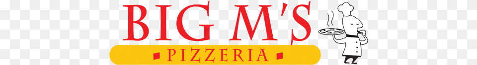 Big M39s Pizza Logo, Clothing, Coat, Book, Publication Png Image
