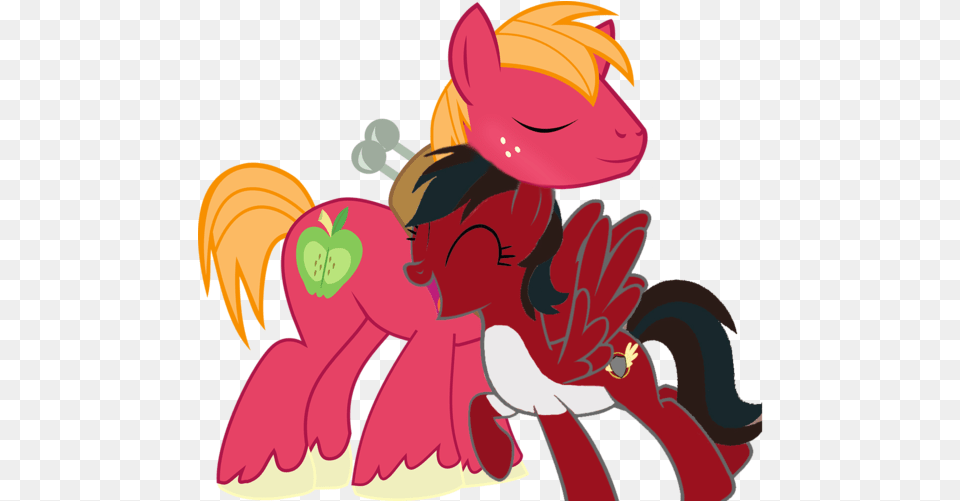 Big Mac Amp Ruby Redcross Shipping Bic Mac And Fluttershy, Baby, Book, Comics, Person Free Transparent Png