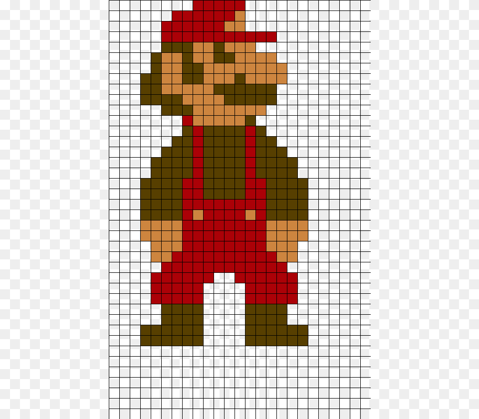 Big Mario Pixel Art Png Image