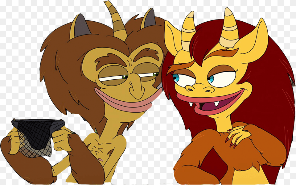 Big Mouth Hormone Monster, Baby, Person, Cartoon, Face Free Png Download