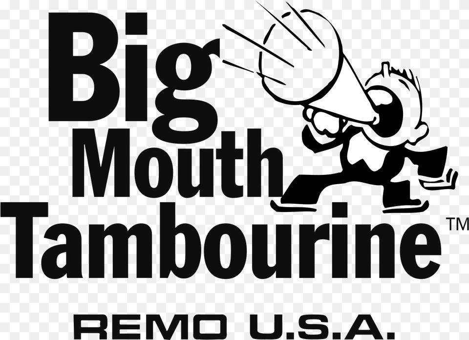 Big Mouth Tambourine Logo Graphic Design, People, Person, Adult, Female Free Transparent Png