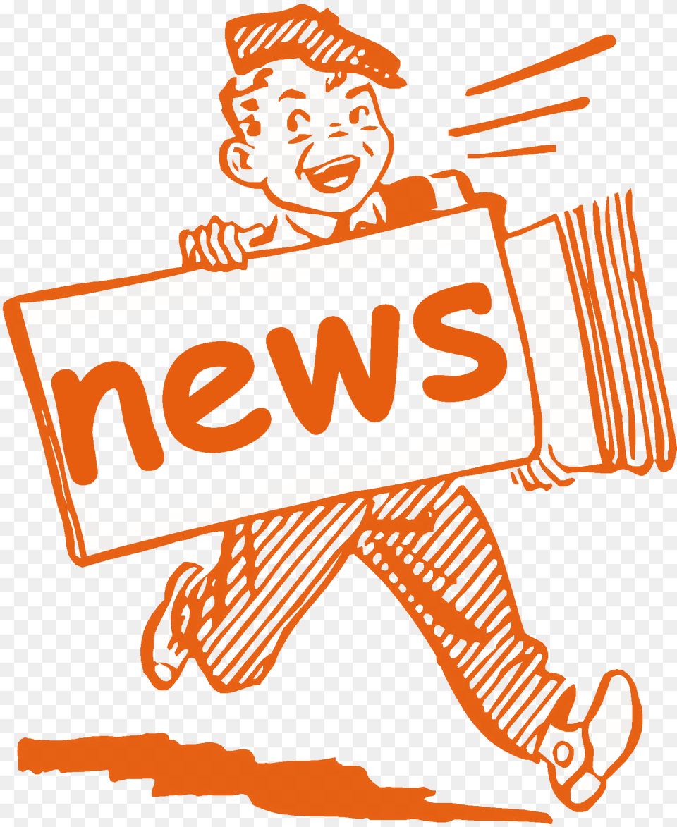 Big News Extra Extra Read All About It Clipart, Advertisement, Baby, Face, Head Free Png