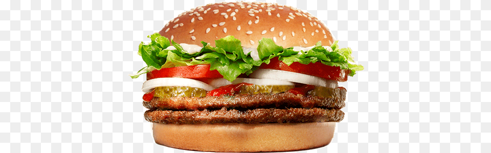 Big Original Burger Double Whopper Burger, Food Png Image