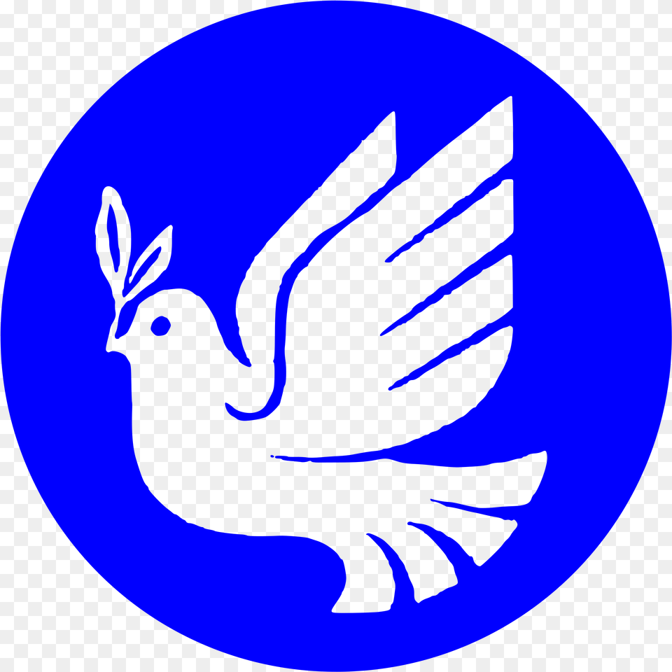 Big Peace Dove Icon Circle, Animal, Bird, Blackbird, Logo Free Png