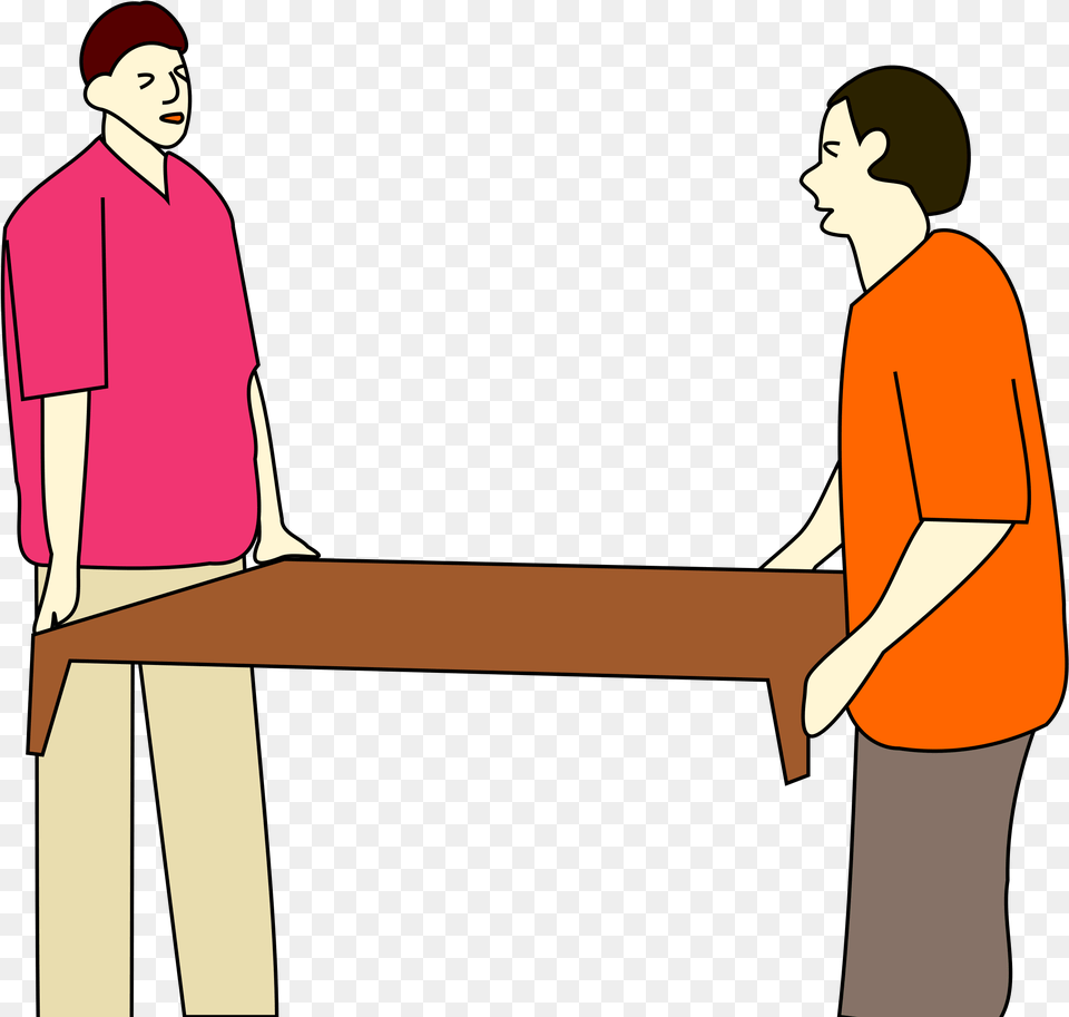 Big People Moving A Table, Adult, Male, Man, Person Free Png