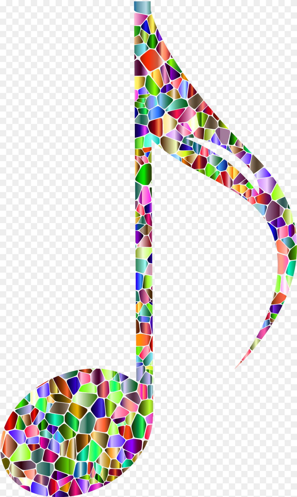 Big Rainbow Music Notes Clipart Full Size, Art, Graphics, Text, Modern Art Free Png Download