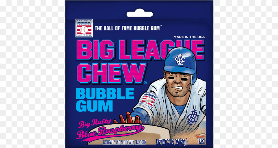 Big Rally Blue Raspberry Big League Chew Cotton Candy, Person, People, Adult, Man Free Transparent Png