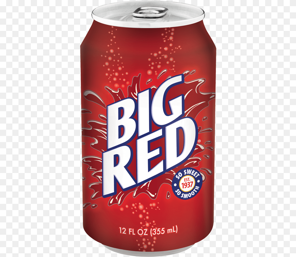 Big Red Big Red Soda Can, Tin Png