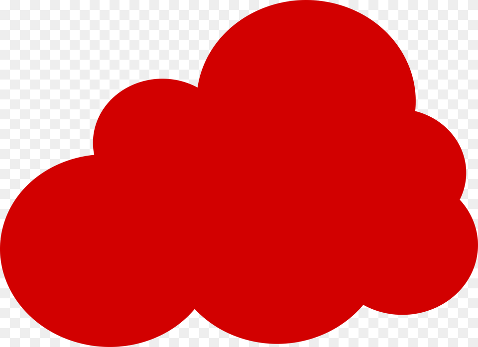 Big Red Cloud Clip Arts Red Cloud Clipart, Berry, Food, Fruit, Plant Free Png Download