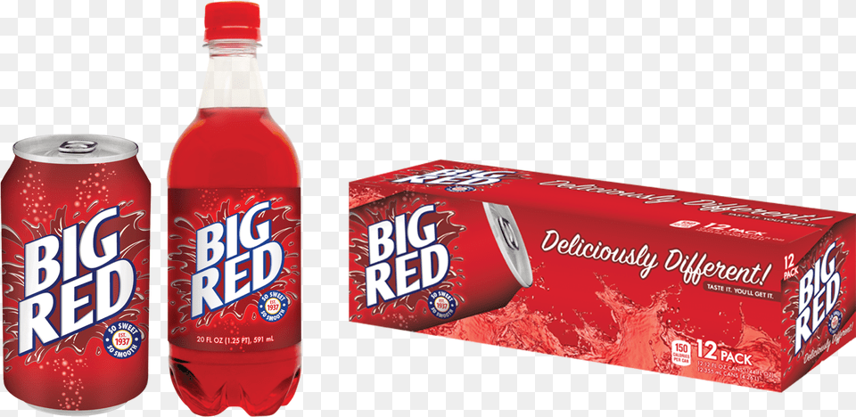 Big Red Soda Sizes, Can, Tin, Beverage Png