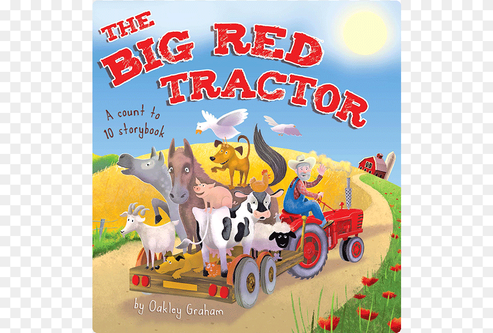 Big Red Tractor Little Hippo, Baby, Person, Animal, Sheep Free Png