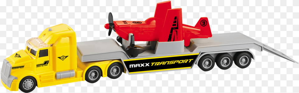 Big Rig Airplane Transport Truck, Tow Truck, Transportation, Vehicle, Machine Png Image