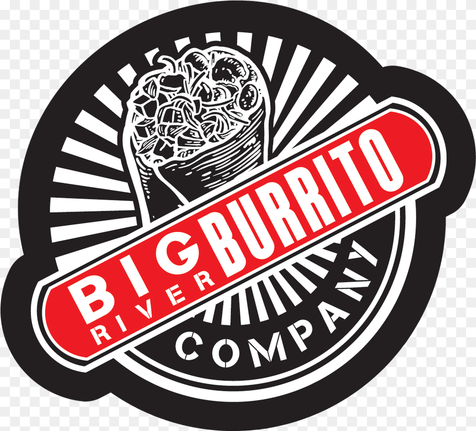 Big River Burrito Company Illustration, Logo, Sticker, Architecture, Building Png Image