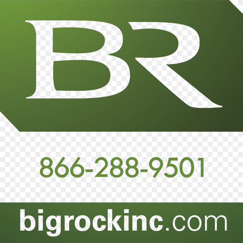 Big Rock Landscaping, Advertisement, Poster, Text, Symbol Png