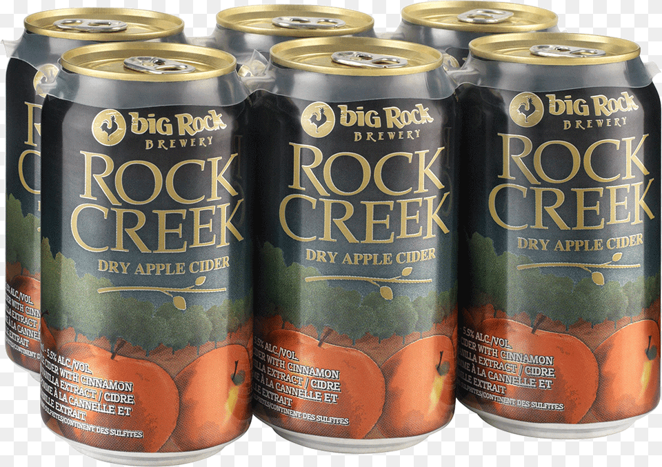 Big Rock Rock Creek Dry Cider Big Rock Rock Creek Cider, Can, Tin Free Png Download