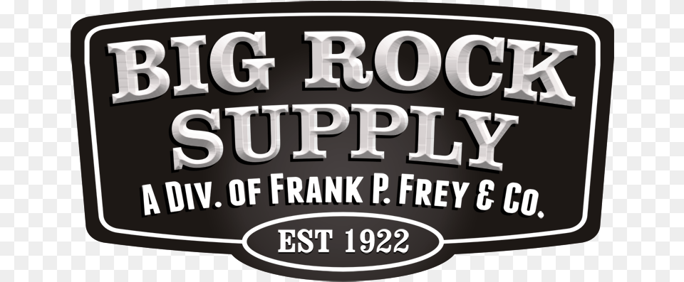 Big Rock Supply The Frey Co Label, Scoreboard, Text Png