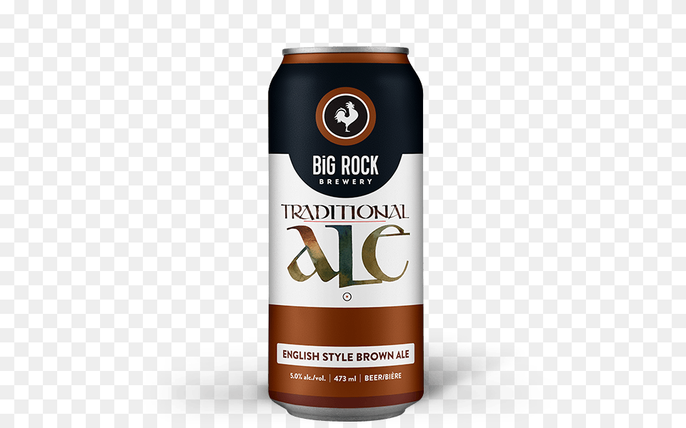 Big Rock Traditional Ale Big Rock Brewery, Alcohol, Beer, Beverage, Lager Free Transparent Png