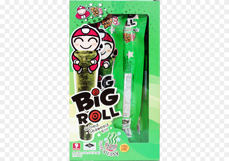 Big Roll Grilled Seaweed Big Bang Seaweed Roll, Food, Sweets, Cutlery, Fork Free Transparent Png