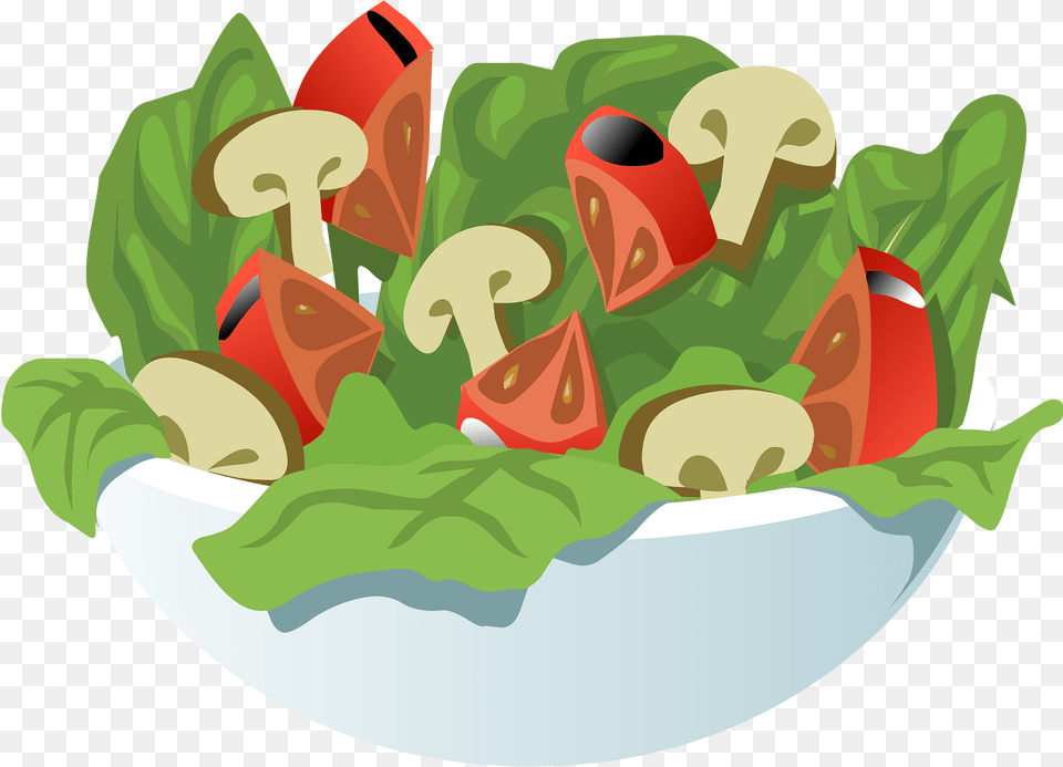 Big Salad Clipart, Food, Lunch, Meal Free Png