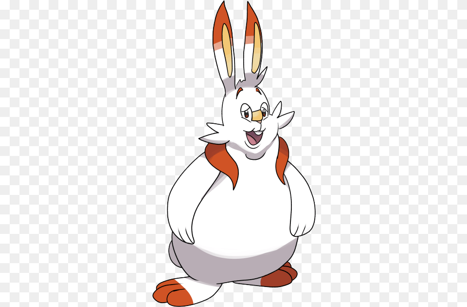 Big Scorgus Pokemon Scorbunny Big Chungus, Baby, Person, Animal, Cartoon Free Png