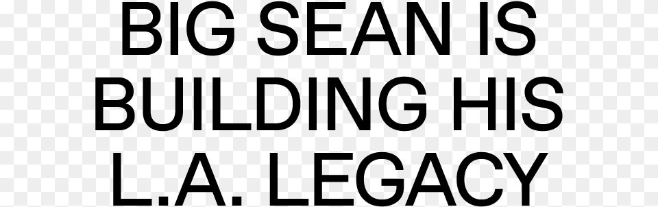 Big Sean Is Building His L Oval, Gray Free Transparent Png