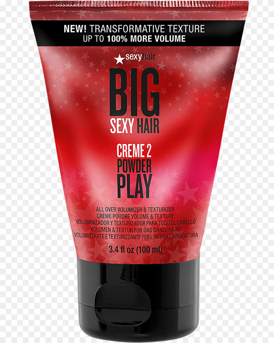 Big Sexy Hair Creme 2 Powder Play, Bottle, Advertisement, Poster, Can Free Png