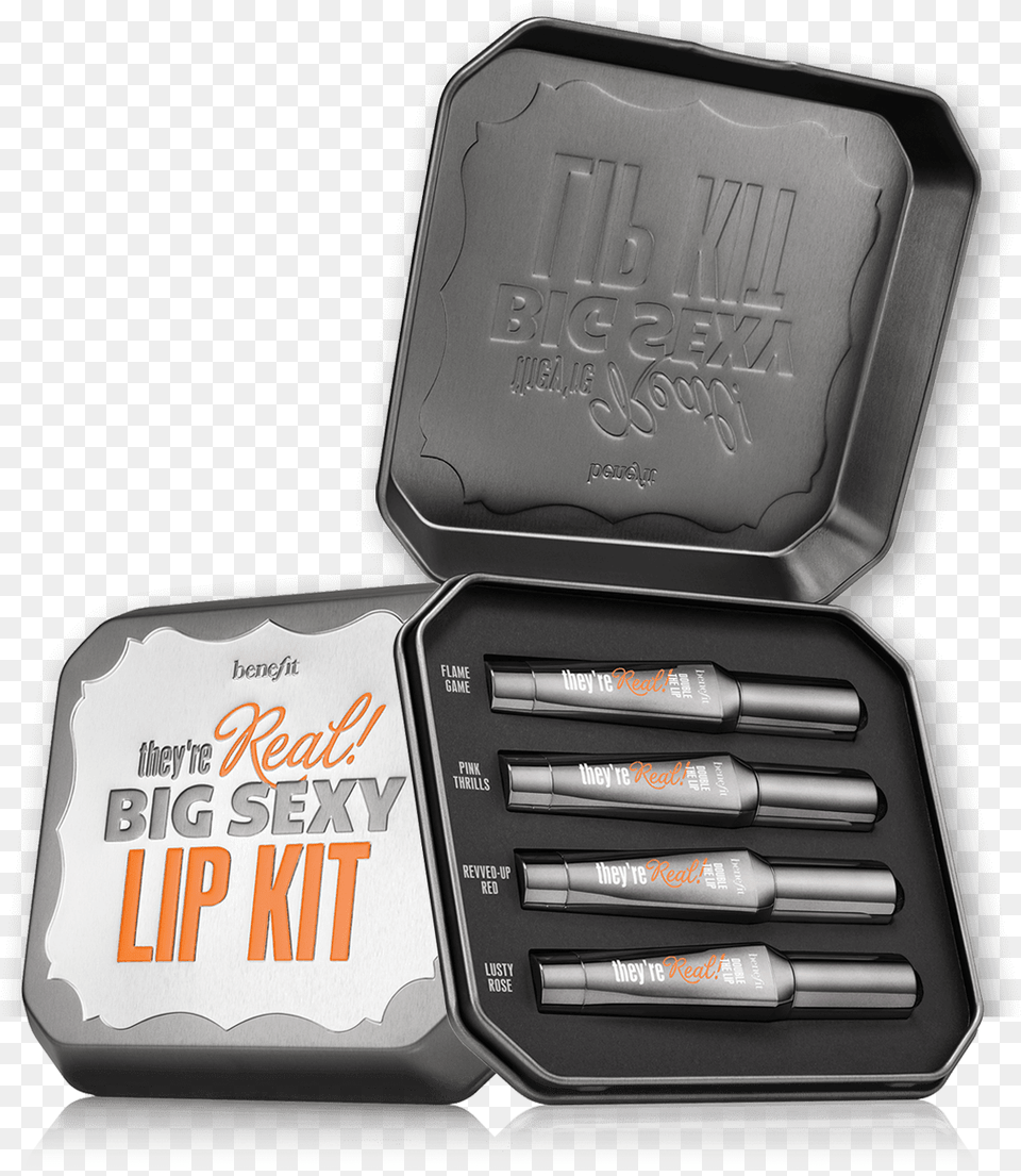 Big Sexy Lip Kit Contains Bright And Matte Lipstick They Re Real Benefit Sexy Lip Kit, Cutlery, Brush, Device, Tool Png