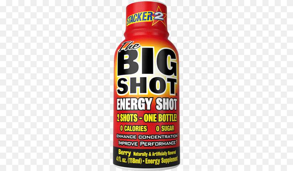 Big Shot Energy Shots, Tin, Can, Food, Ketchup Free Png Download