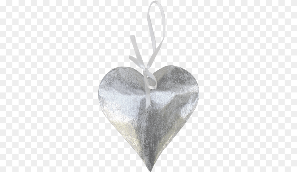 Big Silver Heart Ornament Solid, Chandelier, Lamp, Symbol Free Png
