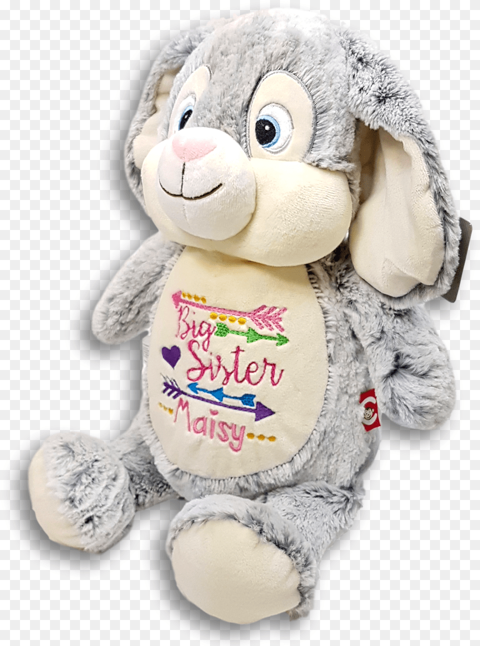 Big Sister Arrow Personalised Baby Embroidered Soft Stuffed Toy, Plush Free Png