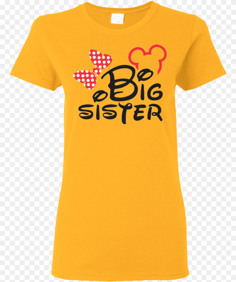 Big Sister Mickey For Light Colored T Shirt Brazil T Shirt 2018, Clothing, T-shirt Png Image