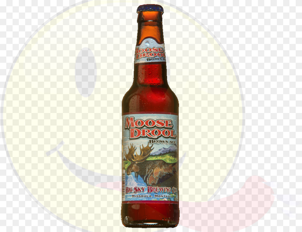 Big Sky Moose Drool Beer Bottle, Alcohol, Beer Bottle, Beverage, Lager Free Png