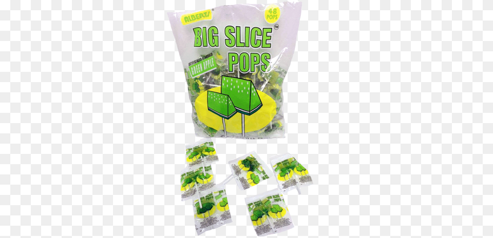 Big Slice Green Apple Pops Alberts Big Slice Pops Pineapple, Advertisement, Poster, Bag Png