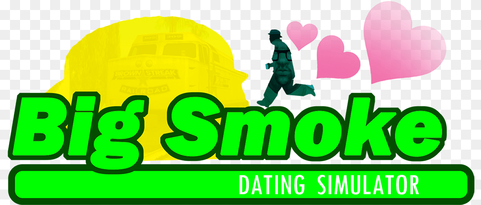 Big Smoke Dating Simulator Graphic Design, Green, Hardhat, Helmet, Clothing Png