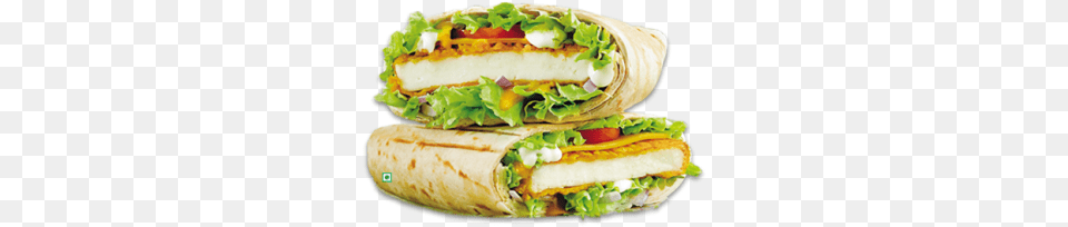 Big Spicy Paneer Wrap, Food, Lunch, Meal, Sandwich Wrap Free Png