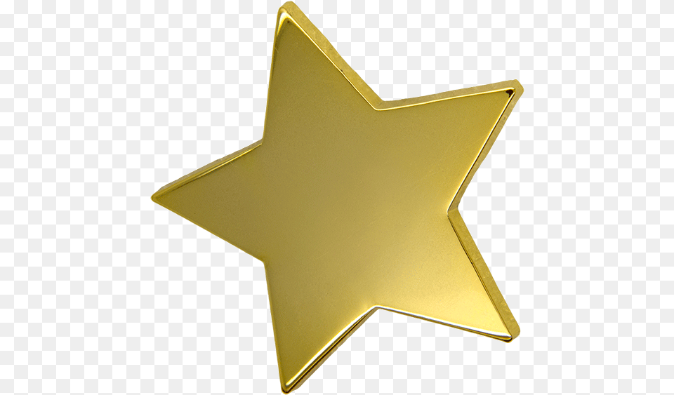 Big Star Pin Gold Big Star, Star Symbol, Symbol, Mailbox Free Png Download
