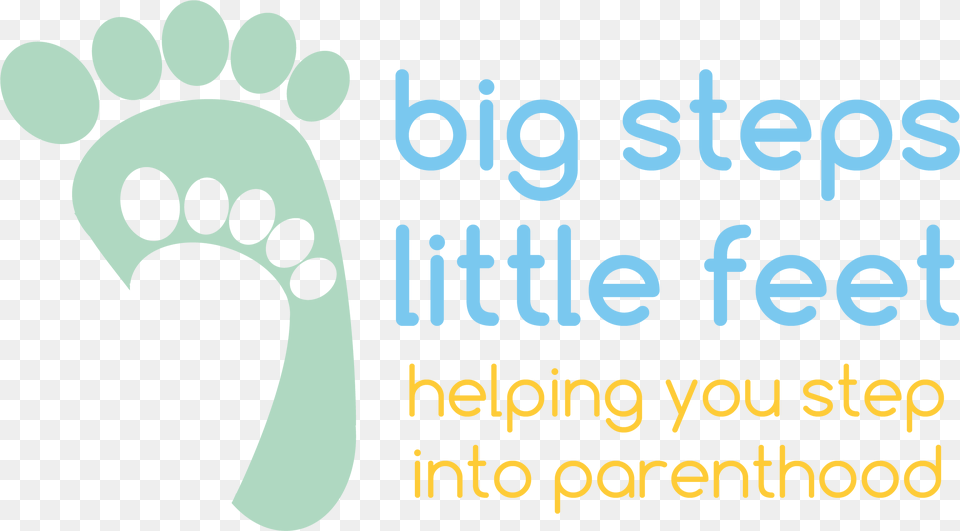 Big Steps Little Feet Graphic Design, Footprint Png Image