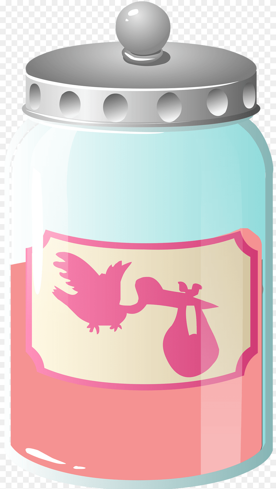 Big Stork Jar Clipart, Pottery Png