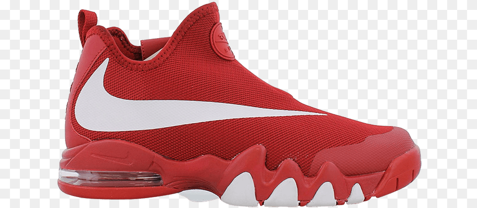 Big Swoosh Charles Barkley Red, Clothing, Footwear, Running Shoe, Shoe Free Transparent Png