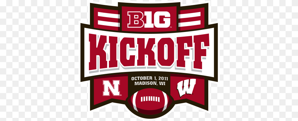 Big Ten Kickoff Wisconsin Badgers Flag 2x3 Applique White W, Advertisement, Poster, Scoreboard Free Png