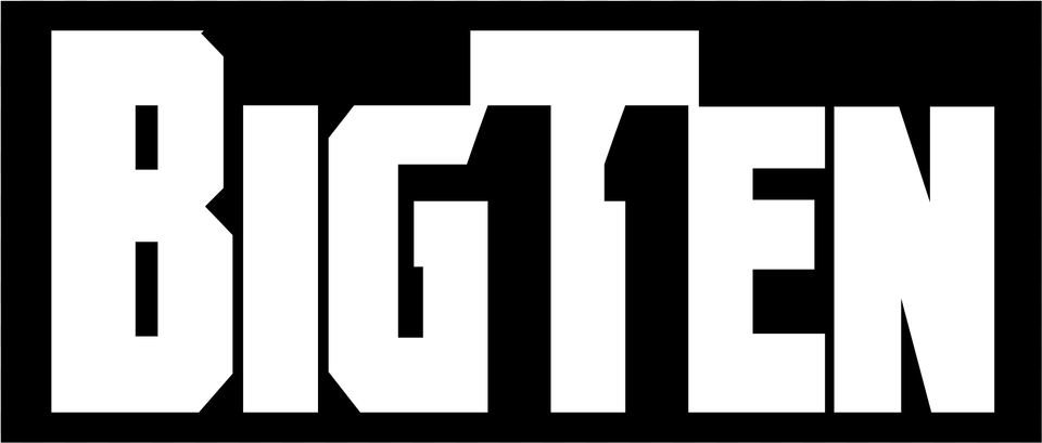 Big Ten Logo Old Big Ten Logo, Stencil, Text Free Transparent Png