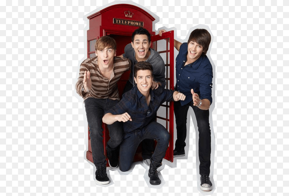 Big Time Rush Popstar Telephoner Photoshoot, Clothing, Pants, Adult, Person Free Transparent Png
