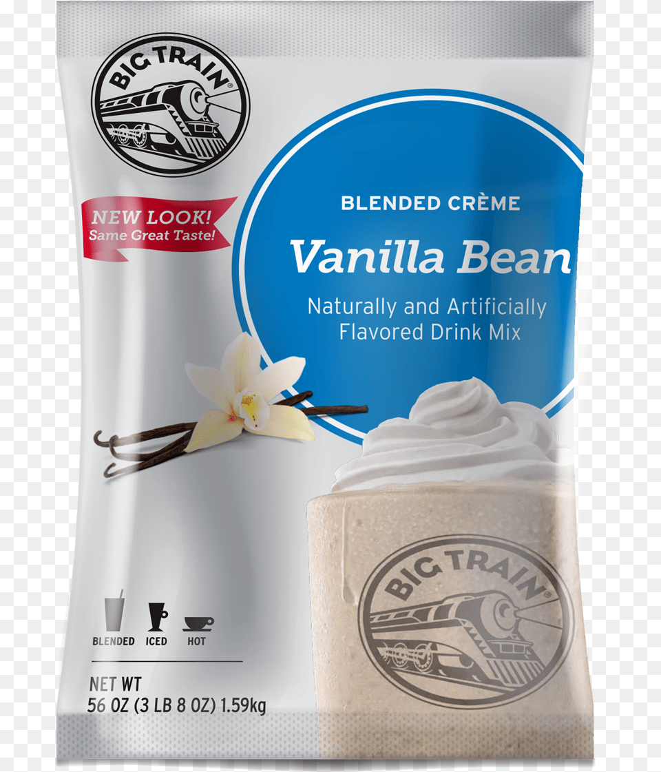 Big Train Vanilla Bean, Dessert, Food, Cream, Ice Cream Png Image
