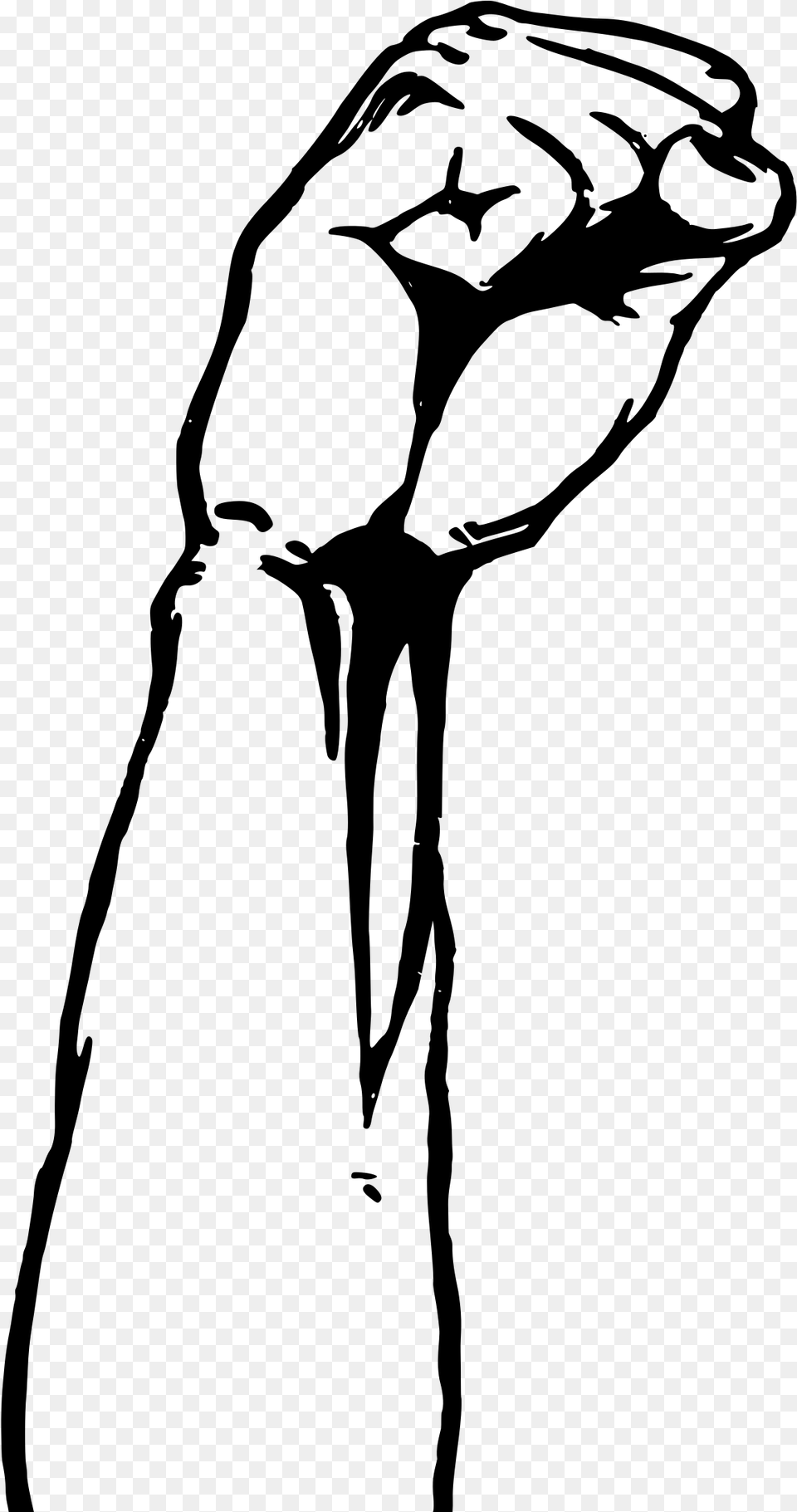 Big Transparent Muscle Arms, Gray Png Image
