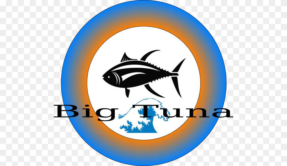 Big Tuna Frisbee Design Clip Art, Animal, Fish, Sea Life, Bonito Free Png Download