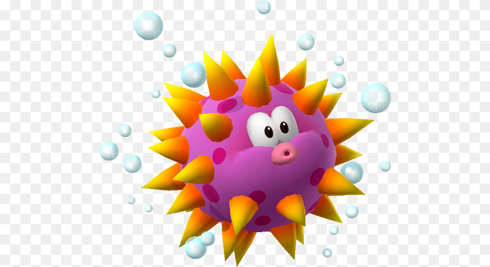 Big Urchin New Super Mario Bros Wii Urchin, Sphere, Pattern, Accessories Free Png